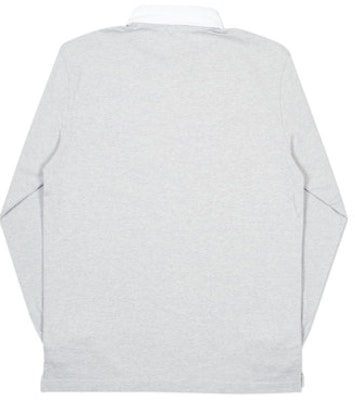 Palace Basically A Rugby Top Grey Marl Order Palace Basically A Rugby Top Grey Marl