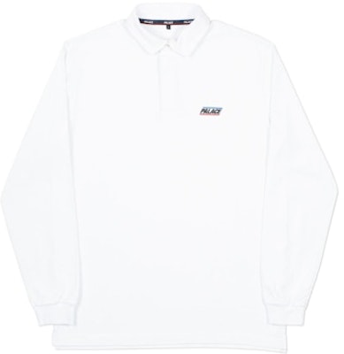Palace Basically A Rugby Top White Buy Palace Basically A Rugby Top White