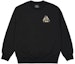 Buy PALACE 基本款 Tri-Ferg 黑色標誌圖案男女同款長袖衛衣 黑色 P21CW008