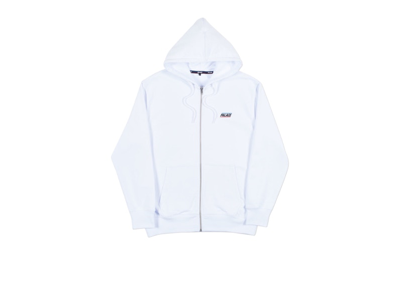 Buy Palace 基本款连帽拉链衫 (SS18) 白色
