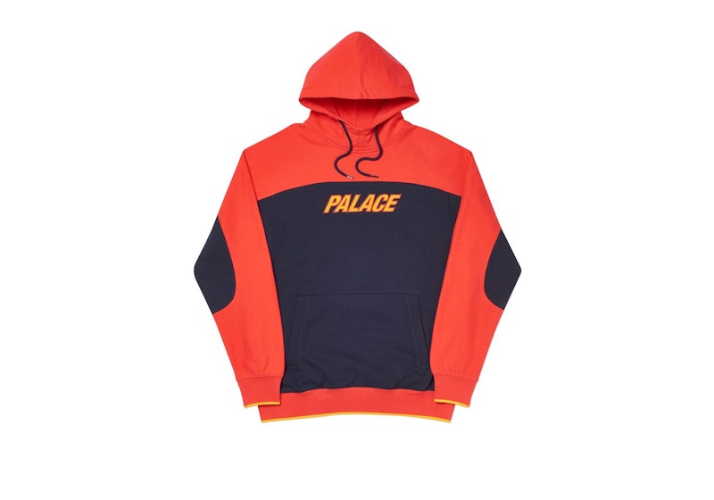 Palace Beef Tec Hoody Navy/Red