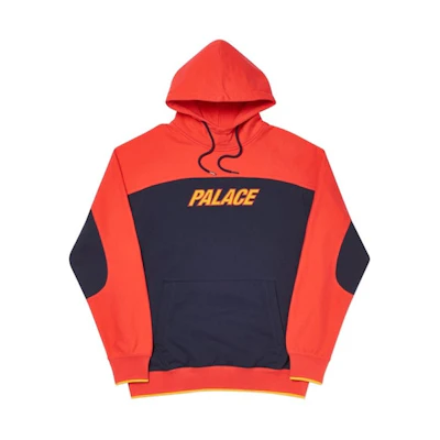 Palace Beef Tec Hoody Navy/Red