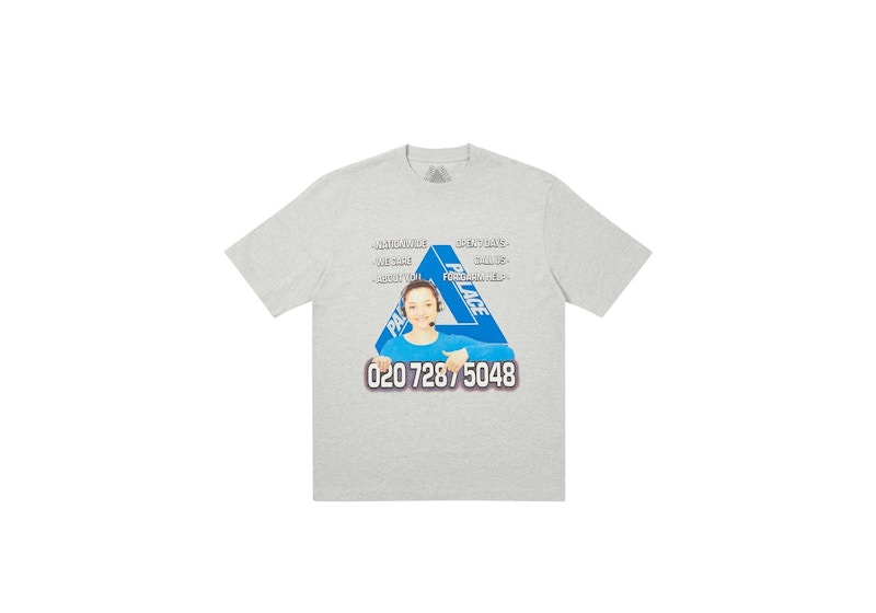 Buy パレス ベルマンTシャツ (グレーメランジ)
