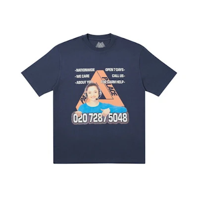 Palace Bell Man T-Shirt Navy