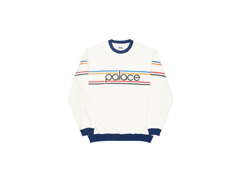 Buy Palace Bennytron 圆领卫衣 白色/海军蓝