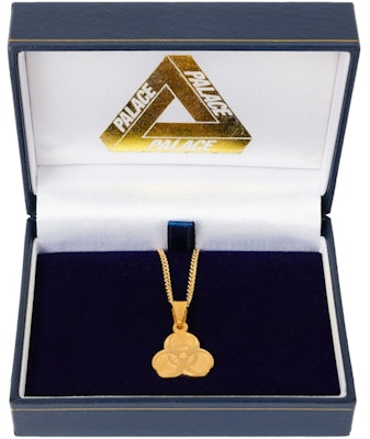 PALACE BIO HAZARD PENDANT GOLD Order PALACE BIO HAZARD PENDANT GOLD