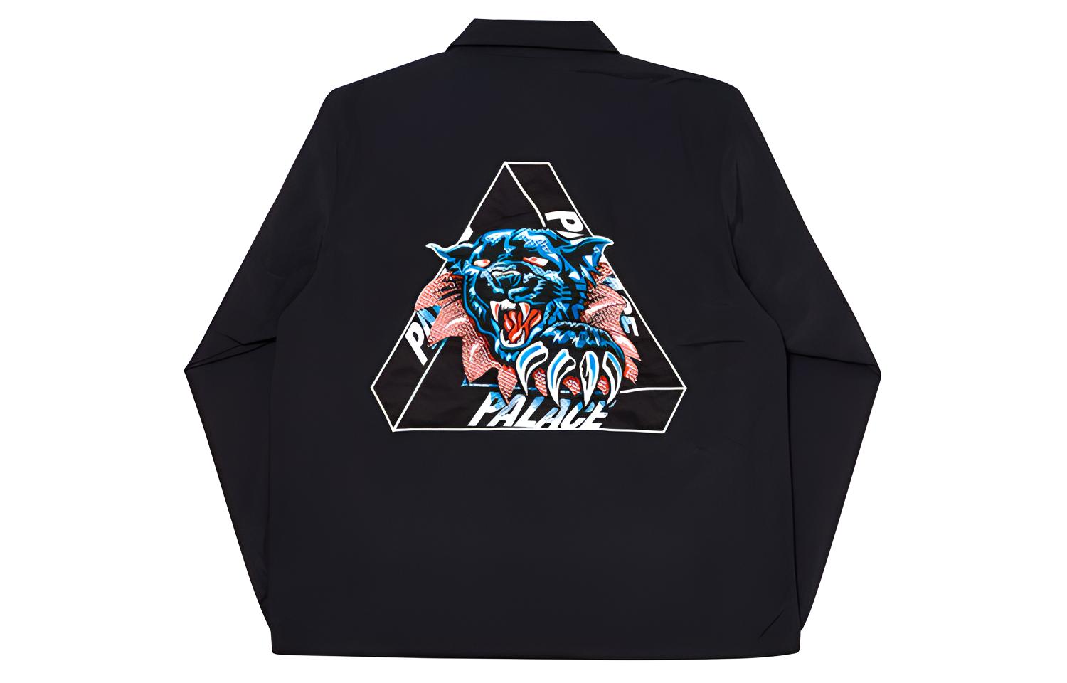 PALACE Black Triangle Logo Collar Jacket Unisex P17JK072