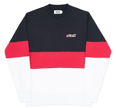 palace-blazed-drop-shoulder-crew-black-red