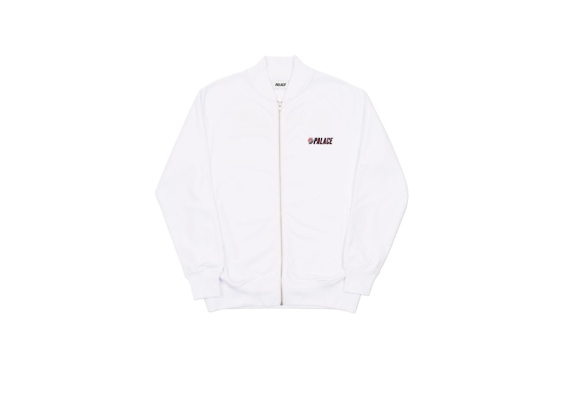 Buy Palace Blazed Zip Bomber White - Novelship
