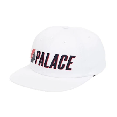 Palace Blazers 6-Panel White/Black/Red