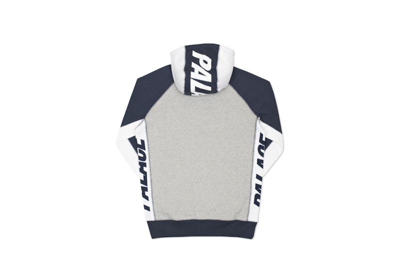 Palace Blocker Zip Hood Grey Marl/Navy 圖 2