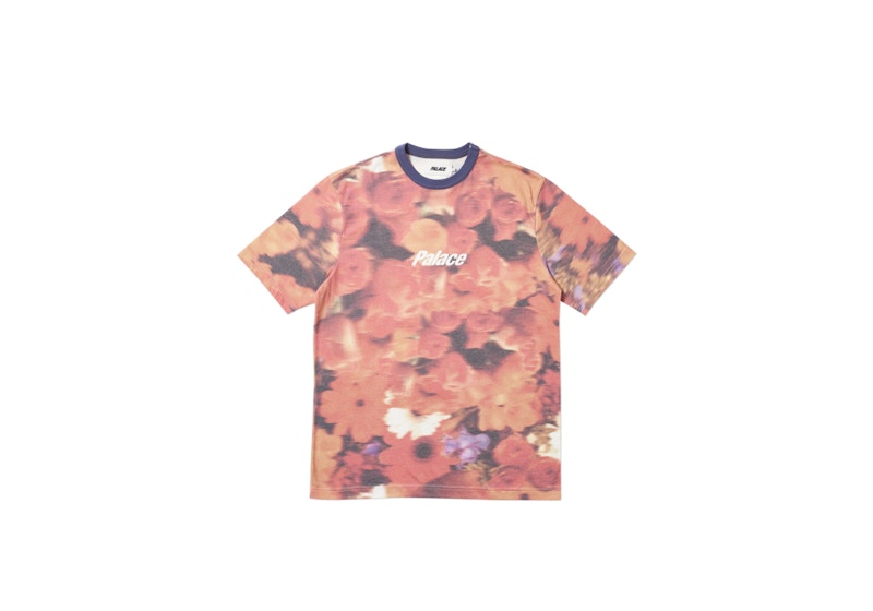 Buy Kaos Ringer Bunga Buram Palace Warna Oranye