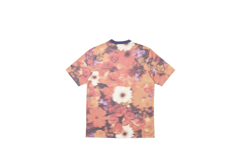 Order Kaos Ringer Bunga Buram Palace Warna Oranye