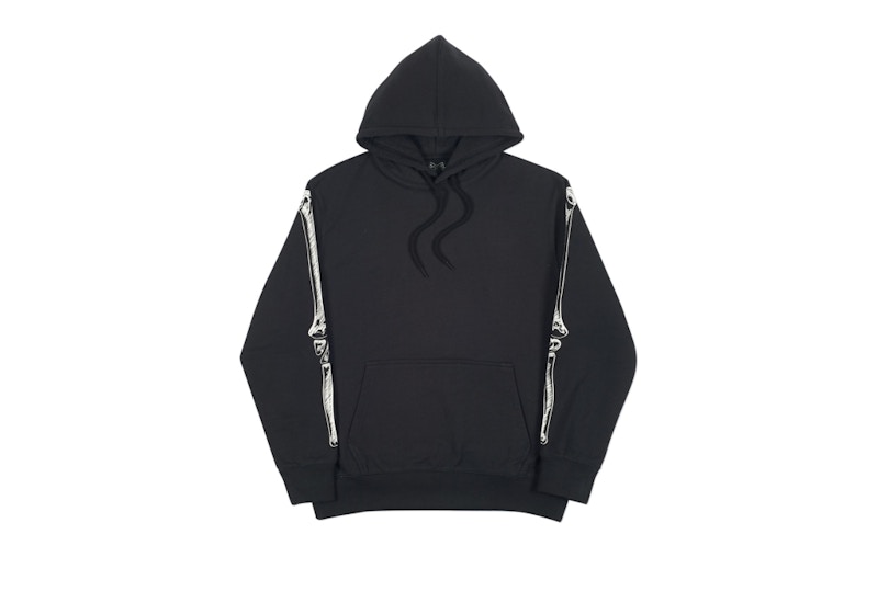 Buy Palace Bones Hoodie Hitam