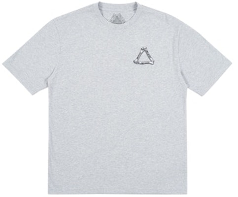 Palace Bones T-Shirt Grey Marl Buy Palace Bones T-Shirt Grey Marl