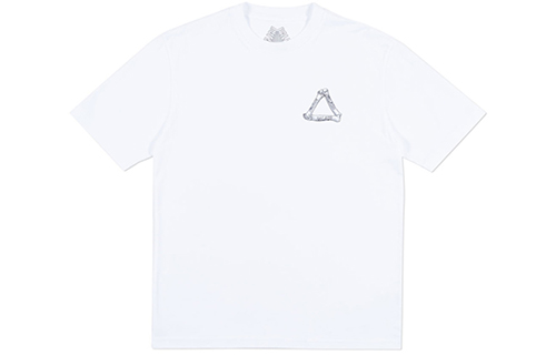 PALACE Bones Triangle Back Print T-Shirt White Unisex PAL-SS18-057 圖 3