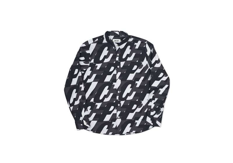 Palace Boojie Shirt Repeater White/Navy/Black