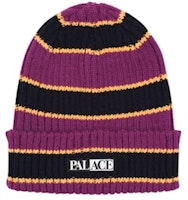 Palace Border Beanie Purple/Yellow Palace Border Beanie Purple/Yellow