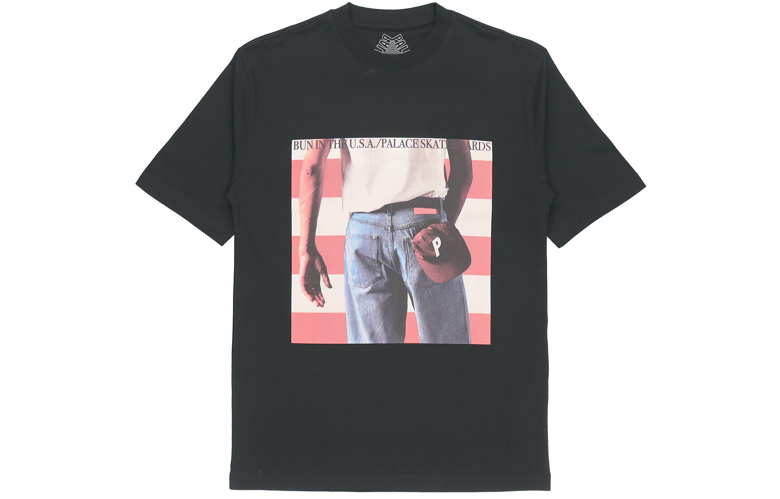 Order PALACE Born to Bun 黑色印花T恤 男女同款 P20TS068