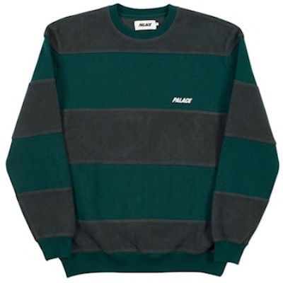 Palace Brusher Crew Green Buy Palace Brusher Crew Green