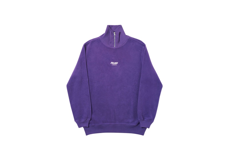 Palace Brusher Zip Neck Purple