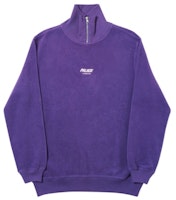 Palace Brusher Zip Neck Purple Palace Brusher Zip Neck Purple