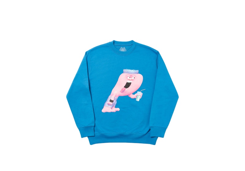 Palace Burb Crew Blue