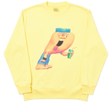 palace-burb-crew-light-yellow