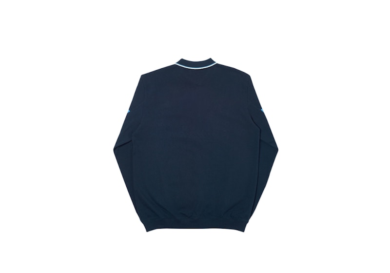 Palace Campione Crew Navy 圖 2