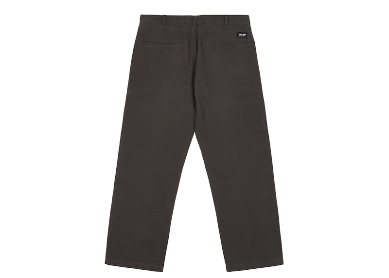 PALACE CANVAS PLAIN PANT WASHED BLACK 圖 2