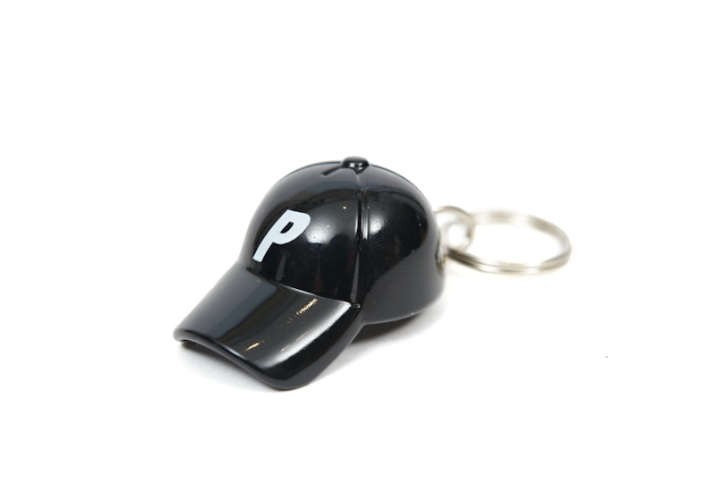 Palace Cap Keyring Black