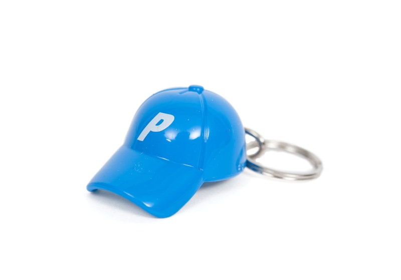 Palace Cap Keyring Blue