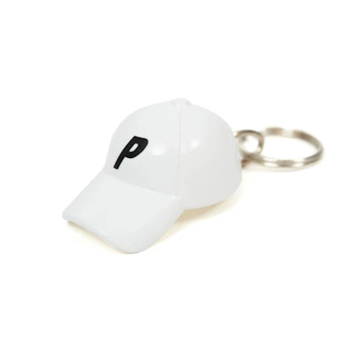 Palace Cap Keyring White