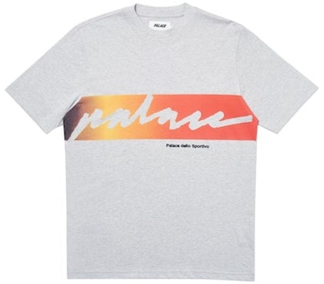 Palace Catch Das Fade T ‘Shirt Grey Marl Buy Palace Catch Das Fade T ‘Shirt Grey Marl