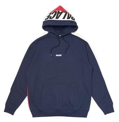 Palace Catch Up Hoodie Navy/White Buy Palace Catch Up Hoodie Navy/White