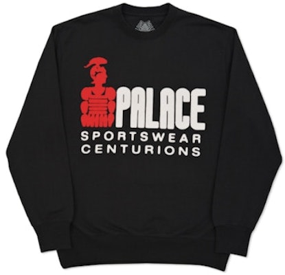 Palace Centurian Crew Black Buy Palace Centurian Crew Black