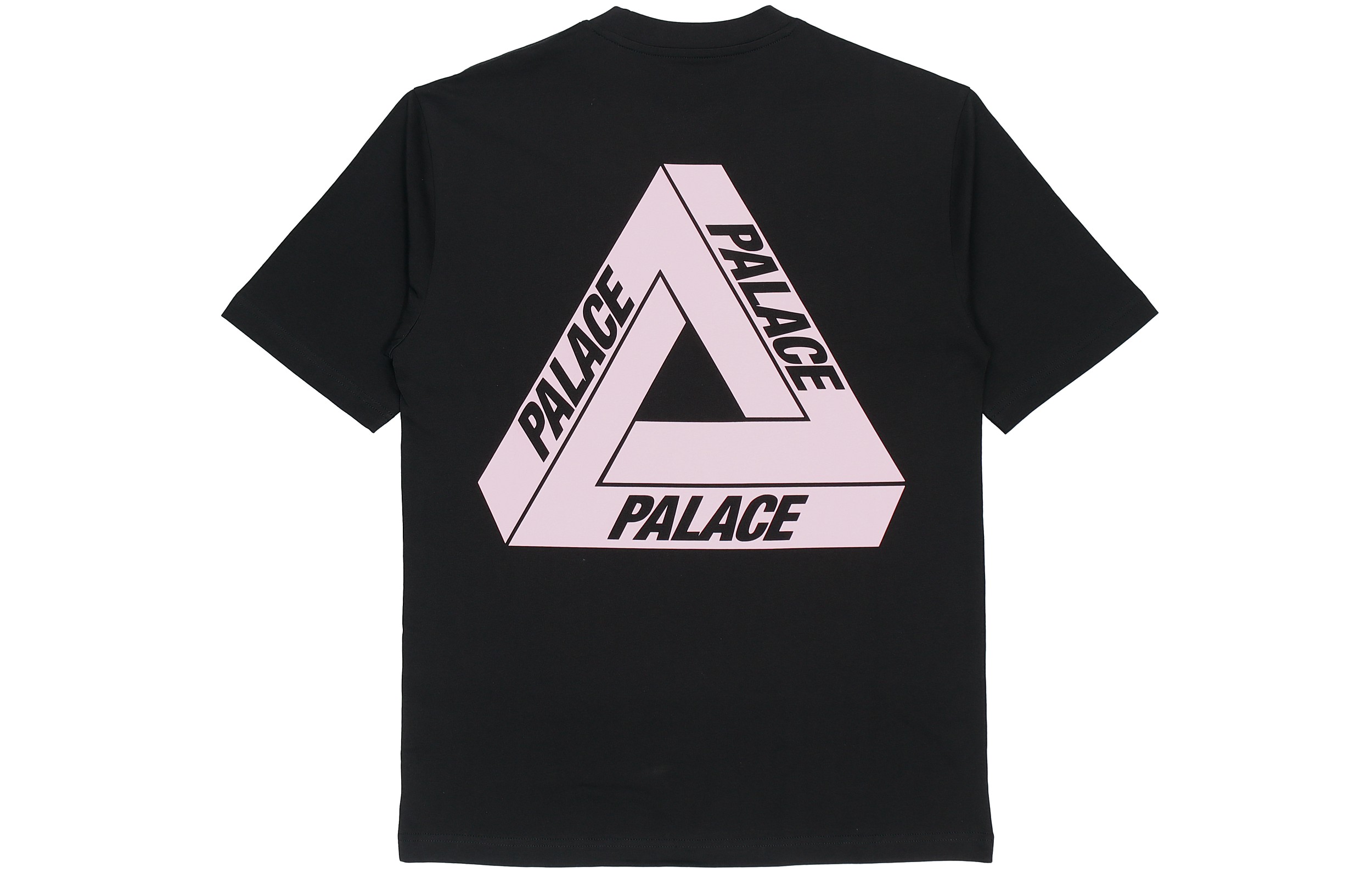 Buy PALACE 慈善限定粉色三角標黑色T恤 情侶款 男女適穿。 P18TS231