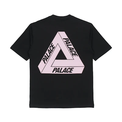 PALACE Charity Exclusive Pink Triangle Tee Black Unisex Couple Fit. P18TS231