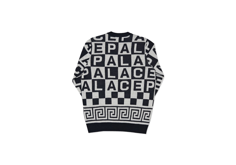 Palace Check-It Knit Navy/Grey 圖 2