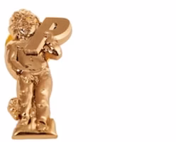 Palace Cherub Pin Badge Antique Gold Palace Cherub Pin Badge Antique Gold