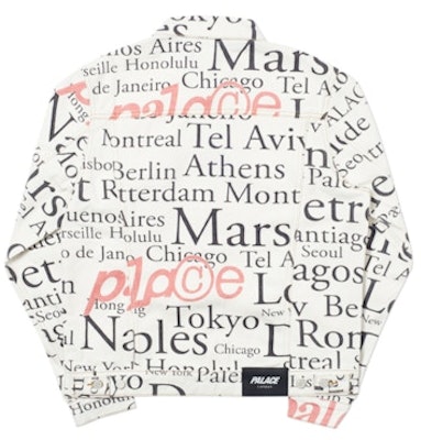 Palace Cityscape Jacket White Order Palace Cityscape Jacket White