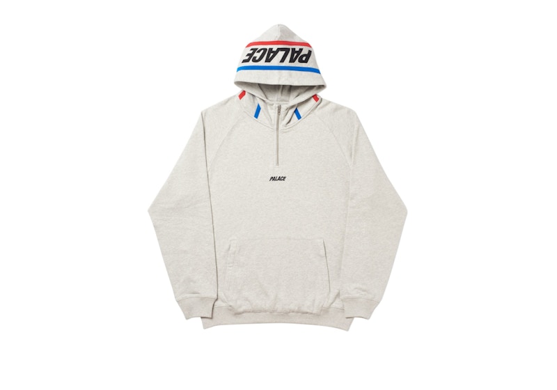 Palace Classic Fix 1/4 Zip Grey Marl