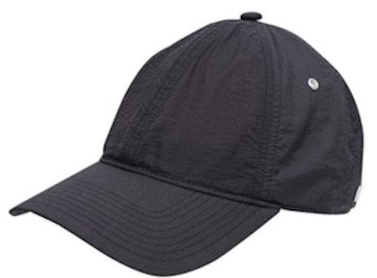 Palace Topi 6-Panel Nylon Berlapis Hitam Buy Palace Topi 6-Panel Nylon Berlapis Hitam