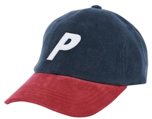 Palace Corduroy P 6-Panel Navy/Red Buy Palace Corduroy P 6-Panel Navy/Red