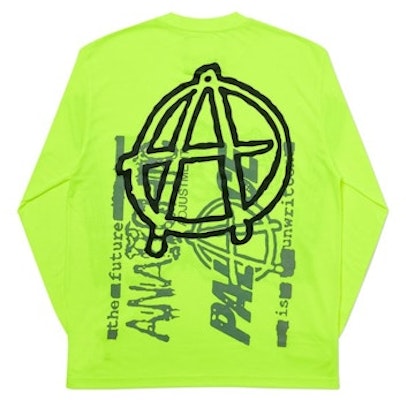Palace Counter Culture Longsleeve Fluro Yellow Order Palace Counter Culture Longsleeve Fluro Yellow