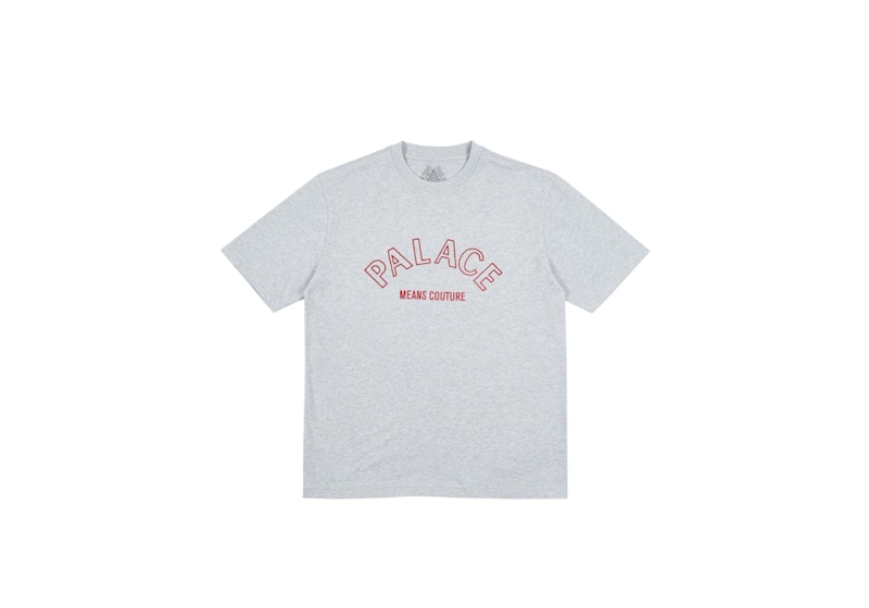 Palace Couture T-Shirt Grey Marl