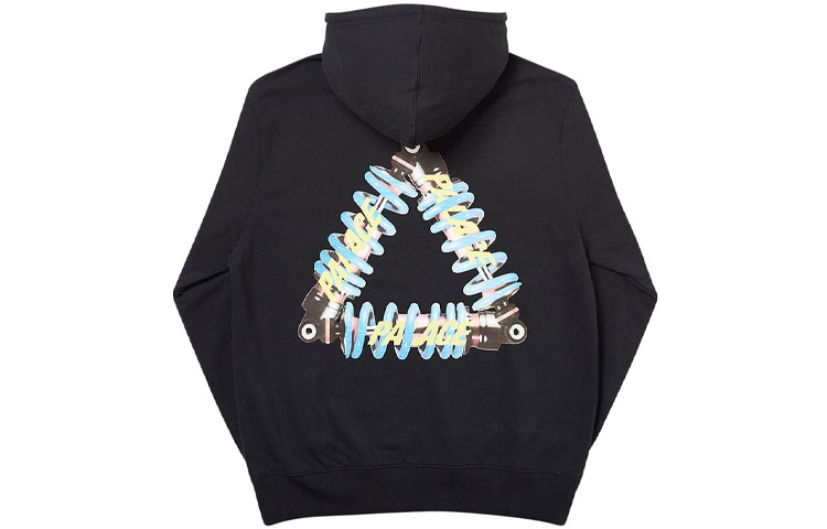 PALACE Creative Logo Print Pullover Hoodie Unisex Black P18HD015