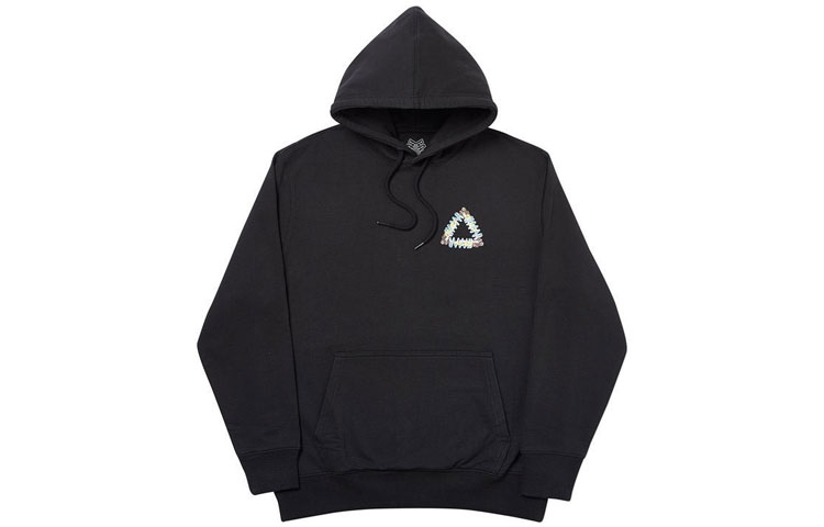 PALACE Creative Logo Print Pullover Hoodie Unisex Black P18HD015 圖 3