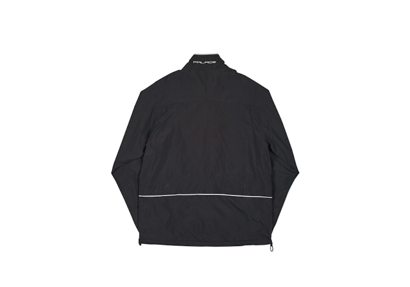 Order Palace 黑色皱纹跑步夹克