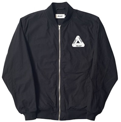 Palace Jaket Bomber Cripstop Hitam/Putih Buy Palace Jaket Bomber Cripstop Hitam/Putih